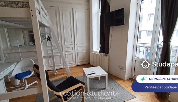 Logement étudiant Studio &agrave; Lille (59800)