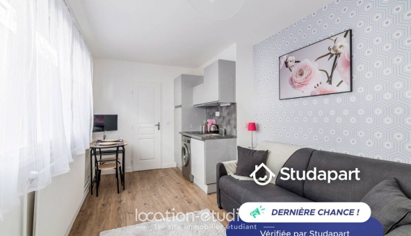 Logement étudiant Location Studio Meubl&eacute; Lyon 6ème arrondissement (69006)