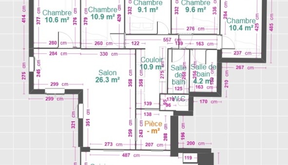 Logement étudiant Studio &agrave; Massy (91300)