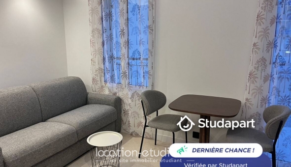 Logement étudiant Studio &agrave; Nice (06100)