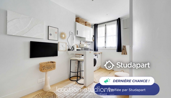 Logement étudiant Location Studio Meubl&eacute; Paris 01er arrondissement (75001)