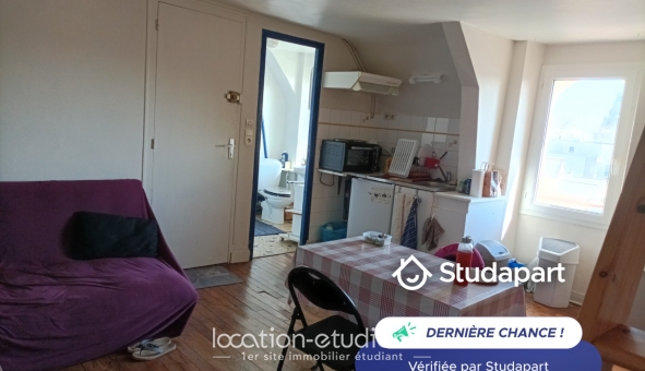 Logement étudiant Studio &agrave; Rennes (35000)