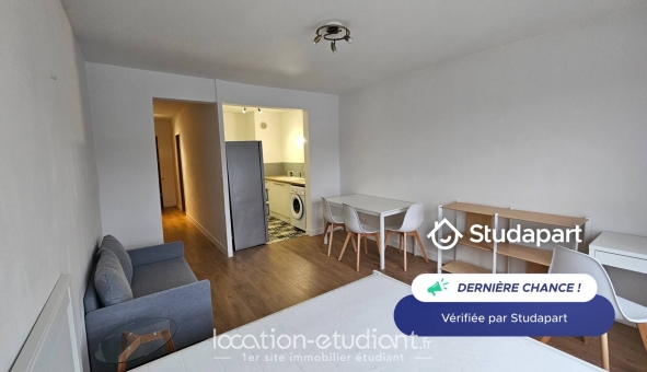 Logement étudiant Studio &agrave; Rouen (76100)