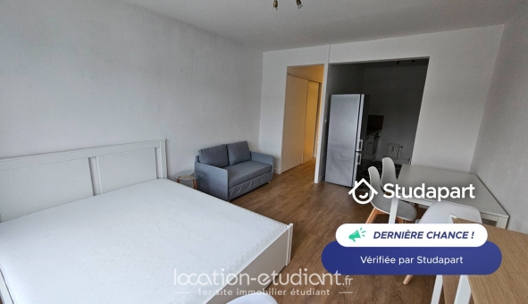 Logement étudiant Studio &agrave; Rouen (76100)