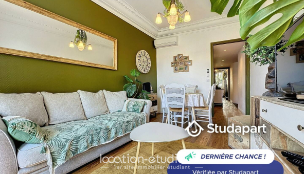 Logement étudiant T2 &agrave; Antibes (06160)