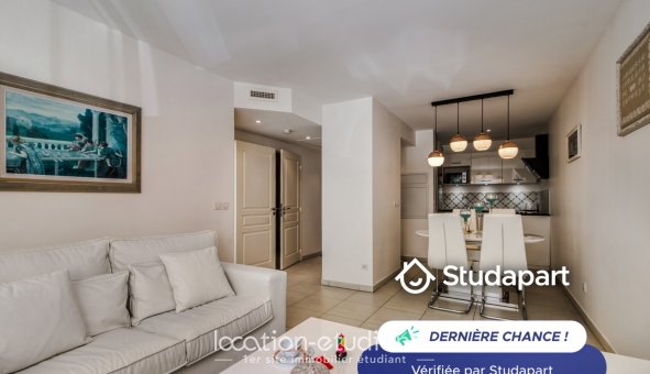 Logement étudiant T2 &agrave; Cannes (06400)
