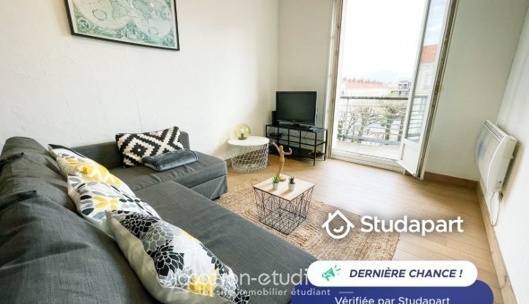 Logement étudiant T2 &agrave; Grenoble (38000)