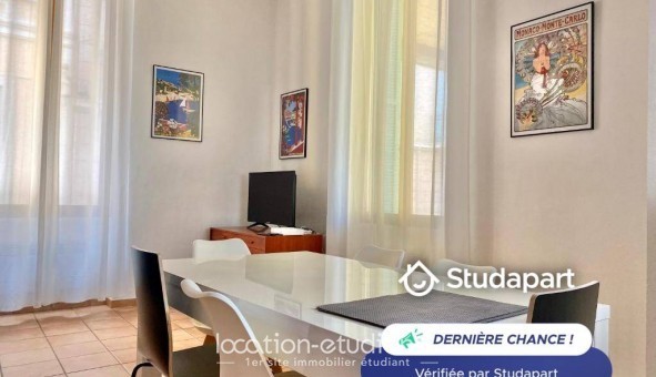 Logement étudiant T2 &agrave; Menton (06500)