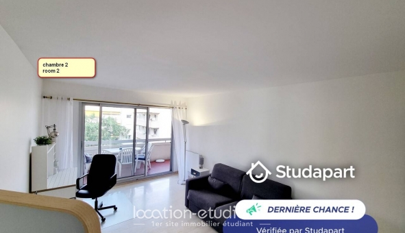 Logement étudiant T2 &agrave; Nice (06100)