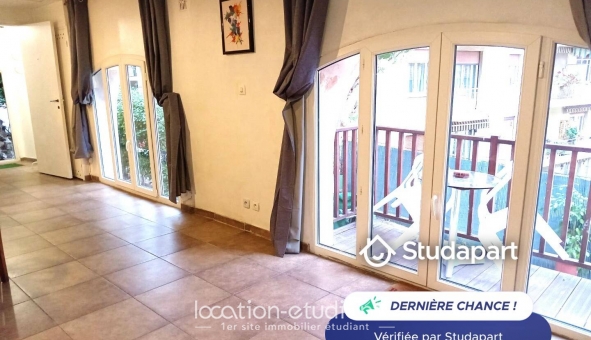 Logement étudiant T2 &agrave; Nice (06100)
