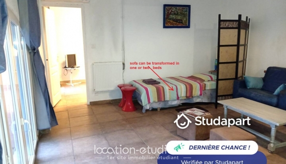 Logement étudiant T2 &agrave; Nice (06100)