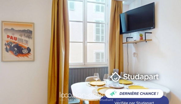 Logement étudiant T2 &agrave; Pau (64000)