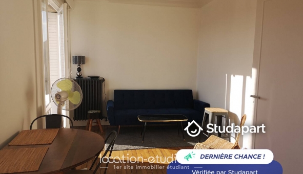 Logement étudiant Location T2 Meubl&eacute; Tours (37000)