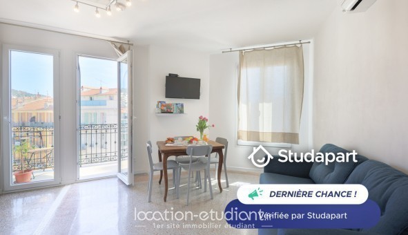Logement étudiant T3 &agrave; Nice (06100)