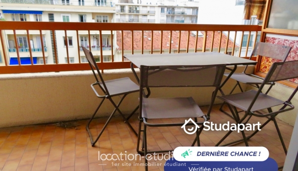 Logement étudiant T3 &agrave; Nice (06100)