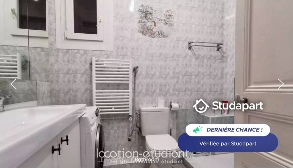 Logement étudiant T3 &agrave; Nice (06100)