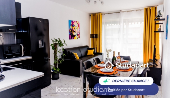 Logement étudiant T3 &agrave; Nice (06100)