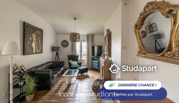 Logement étudiant T3 &agrave; Reims (51100)