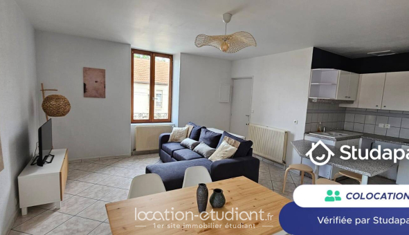 Colocation étudiante Studio &agrave; Andelarre (70000)