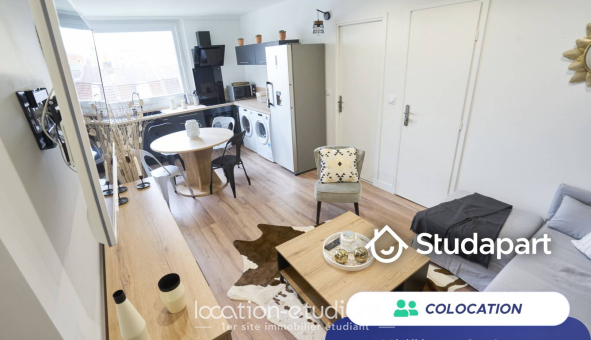Colocation étudiante Studio &agrave; Lille (59800)