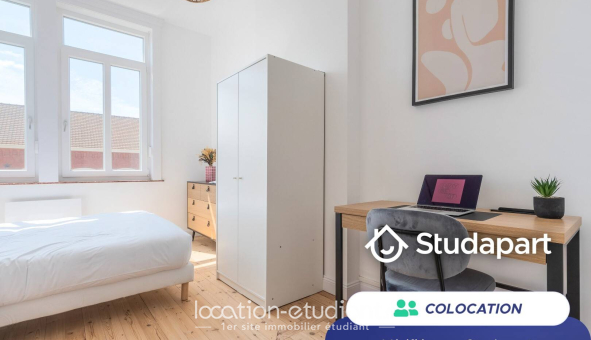 Colocation étudiante Studio &agrave; Lille (59800)