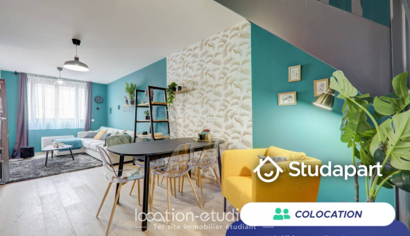 Colocation étudiante Studio &agrave; Lyon 3ème arrondissement (69003)
