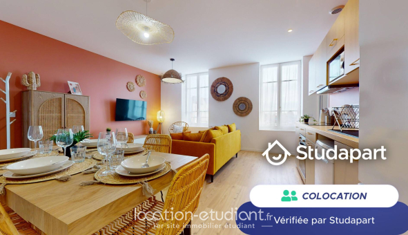Colocation étudiante Studio &agrave; Lyon 3ème arrondissement (69003)