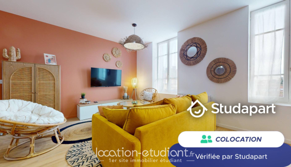 Colocation étudiante Studio &agrave; Lyon 3ème arrondissement (69003)