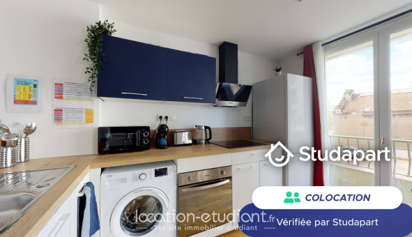 Colocation étudiante Studio &agrave; Lyon 8ème arrondissement (69008)