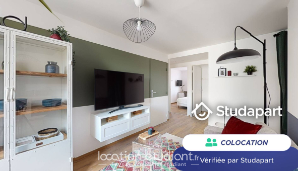 Colocation étudiante Studio &agrave; Lyon 8ème arrondissement (69008)