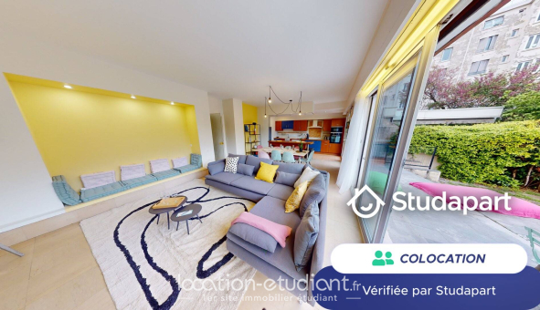 Colocation étudiante Studio &agrave; Lyon 8ème arrondissement (69008)