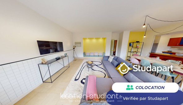 Colocation étudiante Studio &agrave; Lyon 8ème arrondissement (69008)