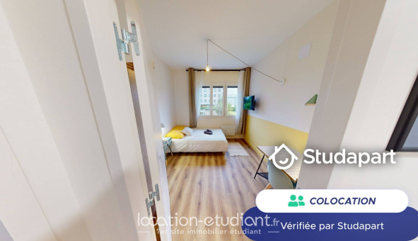 Colocation étudiante Studio &agrave; Lyon 8ème arrondissement (69008)