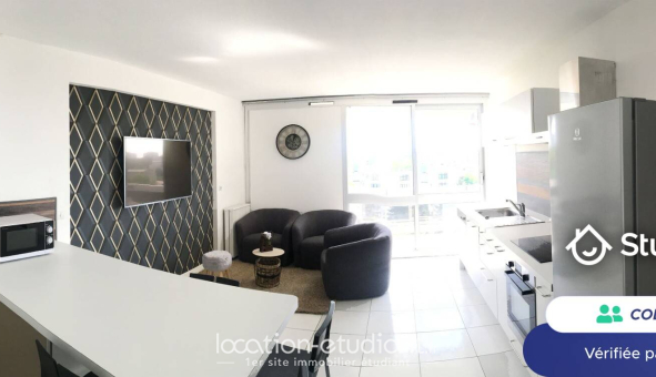 Colocation étudiante Studio &agrave; Lyon 8ème arrondissement (69008)
