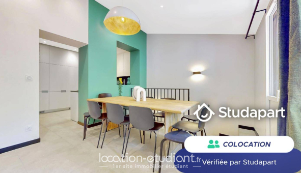 Colocation étudiante Studio &agrave; Lyon 8ème arrondissement (69008)
