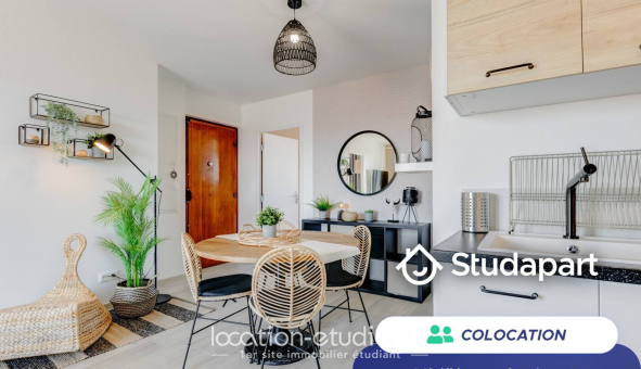 Colocation étudiante T4 &agrave; Lyon 8ème arrondissement (69008)