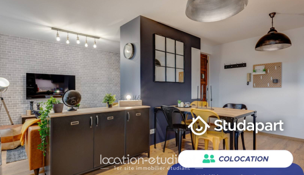 Colocation étudiante T4 &agrave; Lyon 8ème arrondissement (69008)