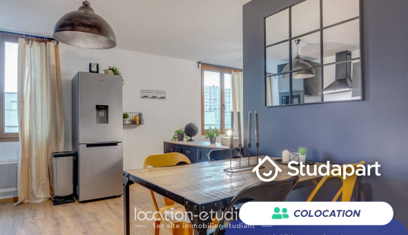 Colocation étudiante T4 &agrave; Lyon 8ème arrondissement (69008)