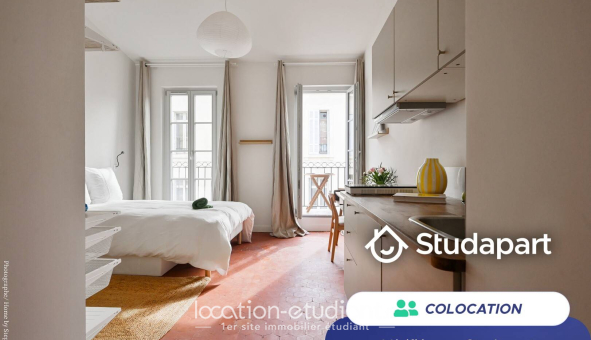 Colocation étudiante Chambre dans une colocation de 17m2