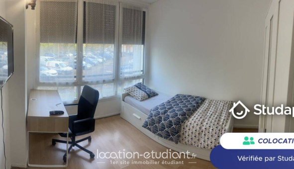 Colocation étudiante Chambre dans une colocation de 12m2