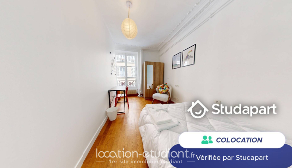 Colocation étudiante Studio &agrave; Paris 10ème arrondissement (75010)