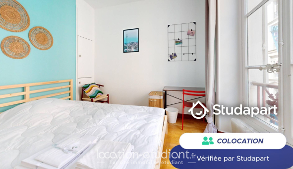 Colocation étudiante Studio &agrave; Paris 10ème arrondissement (75010)