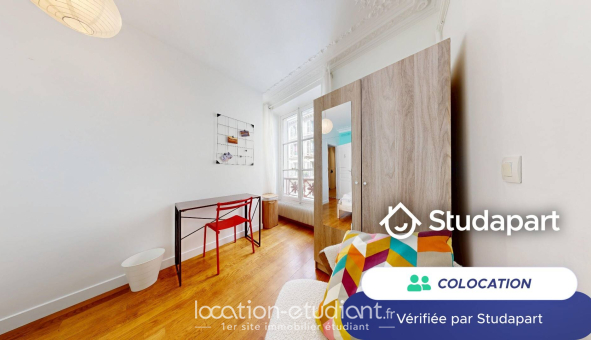 Colocation étudiante Studio &agrave; Paris 10ème arrondissement (75010)