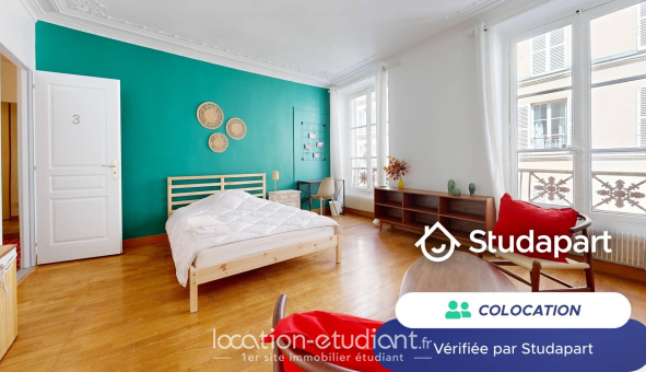 Colocation étudiante Studio &agrave; Paris 10ème arrondissement (75010)