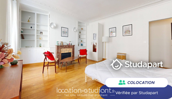 Colocation étudiante Studio &agrave; Paris 10ème arrondissement (75010)