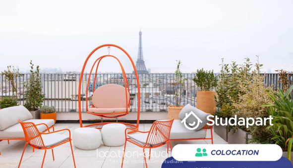 Colocation étudiante Studio &agrave; Paris 15ème arrondissement (75015)