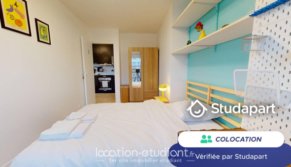 Colocation étudiante Studio &agrave; Paris 15ème arrondissement (75015)