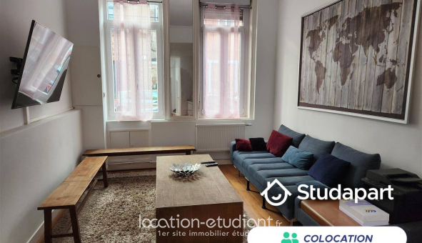 Colocation étudiante Studio &agrave; Roubaix (59100)