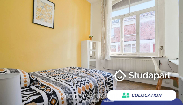 Colocation étudiante Studio &agrave; Roubaix (59100)