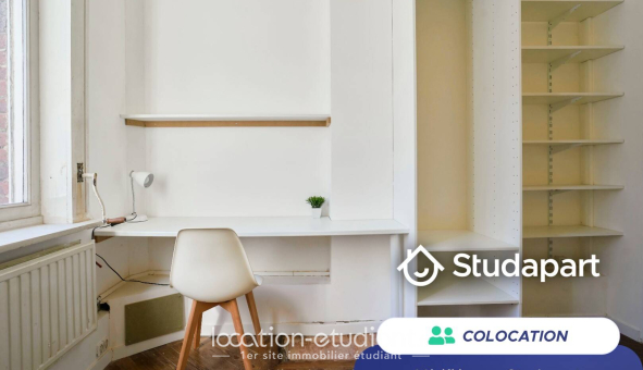 Colocation étudiante Studio &agrave; Roubaix (59100)